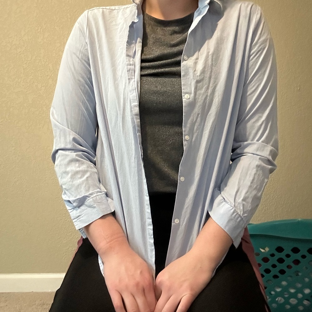 Light Blue Button Up